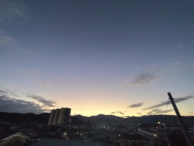 コールドムーン、で暮れていきます。