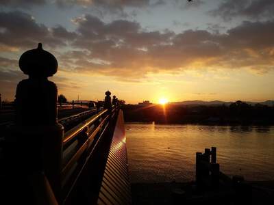 6年前の朝の空。