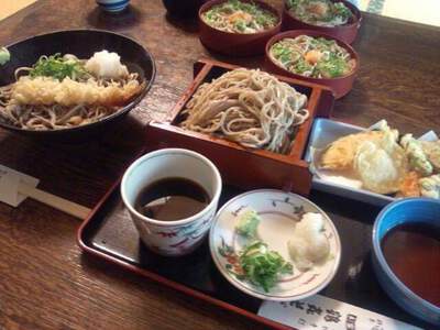 みんなで「鶴喜そば」さんー♪