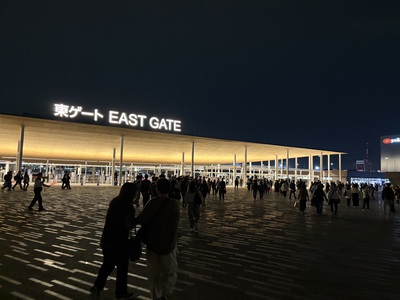 仕事上がりに、大阪・関西万博デビュー♪