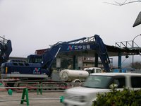 近江大橋の料金所はやくも！