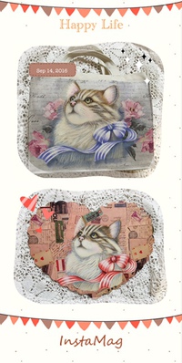 子猫のトートバッグ完成