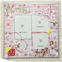 12インチ   桜のレイアウト