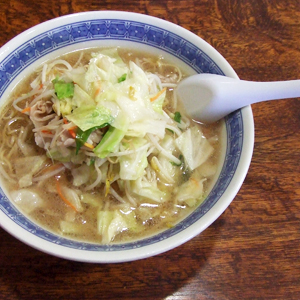 ラーメンの波