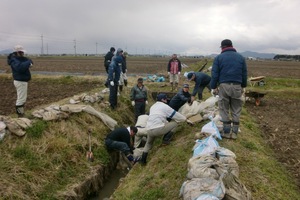 平成24年度魚道づくり実施