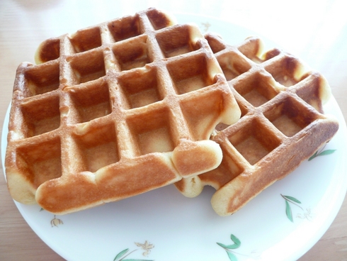 またワッフル作りました