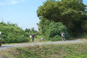 滋賀県｜姉川｜自転車散策｜霞堤