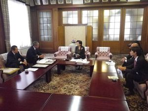 野洲市須原せせらぎの郷さん、知事表敬訪問！