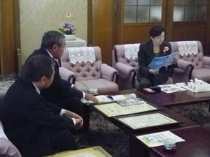 野洲市須原せせらぎの郷さん、知事表敬訪問！