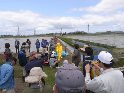 田植えの日の出来事～須原魚のゆりかご水田