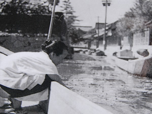 むかしの野洲市須原の水郷風景