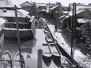 むかしの野洲市須原の水郷風景