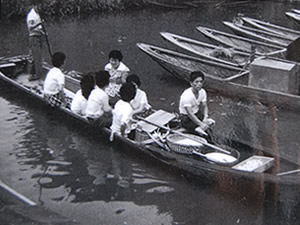 むかしの野洲市須原の水郷風景