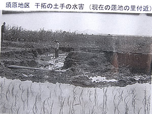 むかしの野洲市須原の水郷風景