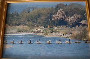 安曇川の四つ手網漁