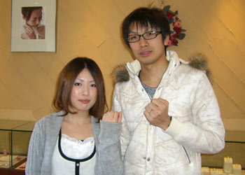 お客様の結婚指輪をご紹介☆