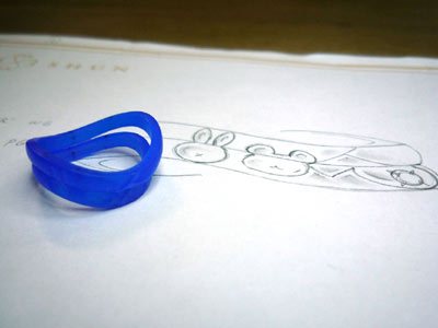 うさぎとくまの結婚指輪