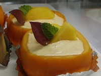 秋味ケーキ～柿で