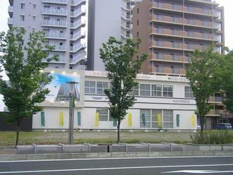 南草津に建築中の大きいマンション