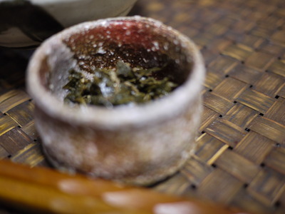 お茶の佃煮で・・おちゃぁ～！