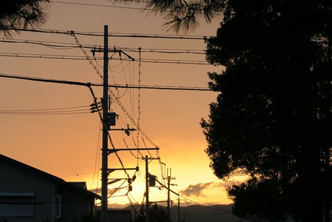 夕焼け・・１０月