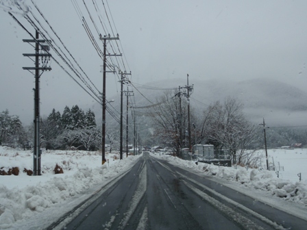 今日も、雪の中で・・