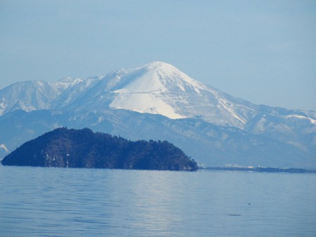 二人で・・琵琶湖を眺める・・・