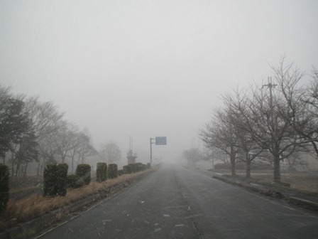 雪風景の中で・・・土曜日
