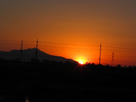 夜明け・・月曜日