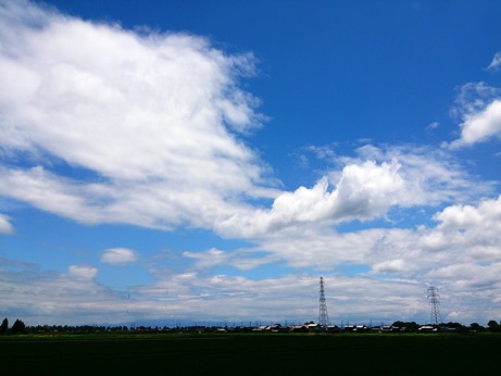 梅雨晴れ・・空
