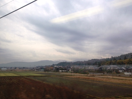 今日は大津へ・・JR湖西線朝の車窓から