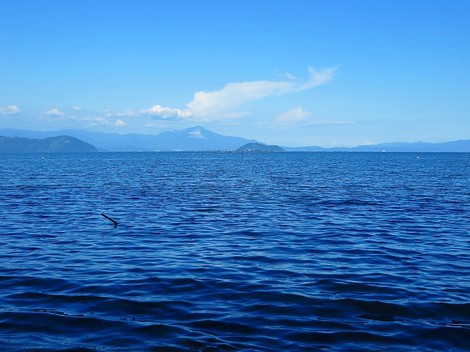 7月も琵琶湖見ながらお仕舞です
