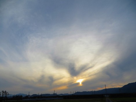 やわらかな秋風景で月曜日でした