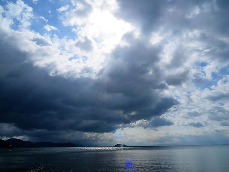 今日の琵琶湖・・