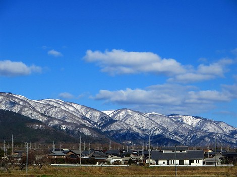 冬晴れ・・散歩・・青空