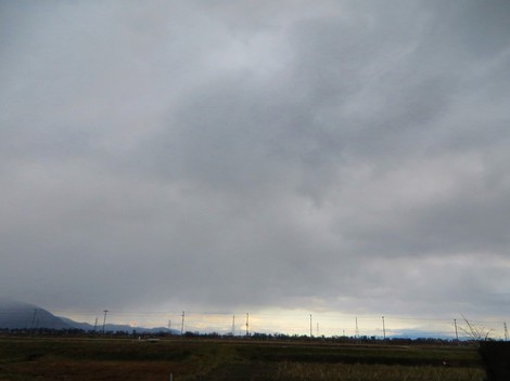 居残る冬・・・雪は無いけど・・