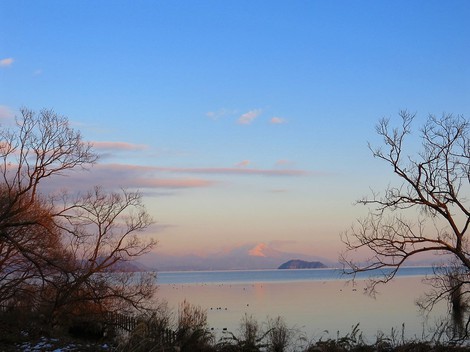 夕焼け見えて・・水曜日も・・