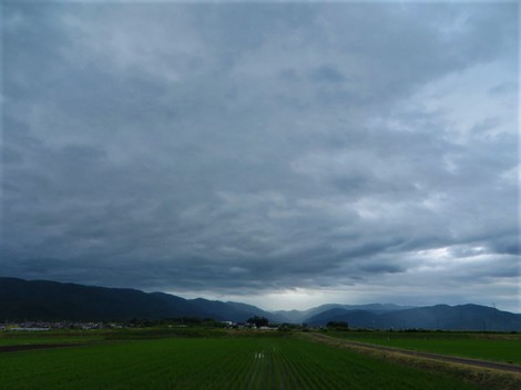 久しぶりに大雨注意報‥高島市
