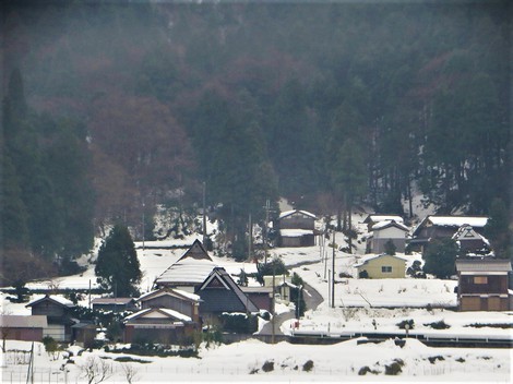 イブの雪風景・・・