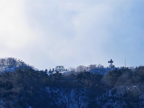 冬晴れ・・散歩・・青空
