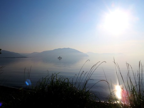 土曜日~~琵琶湖岸