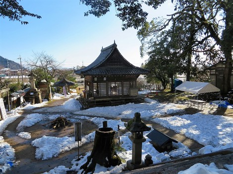 海津天神社・・青空