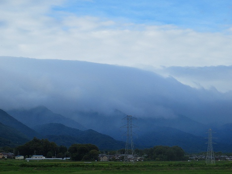 いつもの風景見ながら・・・今度は台風１６号っつ！