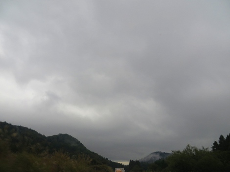 寒かった～小雨と曇り空