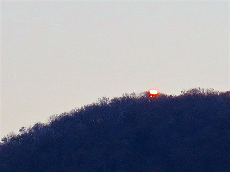 山沿いは少し雲の塊も・・でも晴れの土曜日でした