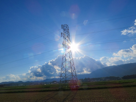 夕刻は秋が深まった感じの空と風で・・金曜日もおしまい
