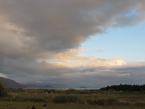 虹と夕景でした・金曜日・