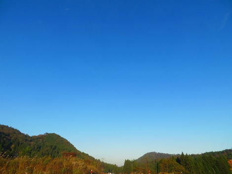 寒暖差・・激しく・・でも晴れの秋風景が・・
