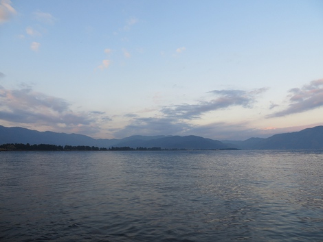 心地よい風景が朝から夕まででした・・。