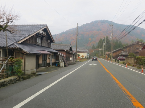 山沿いは時雨・・里は曇りの天候で・・今月も・・